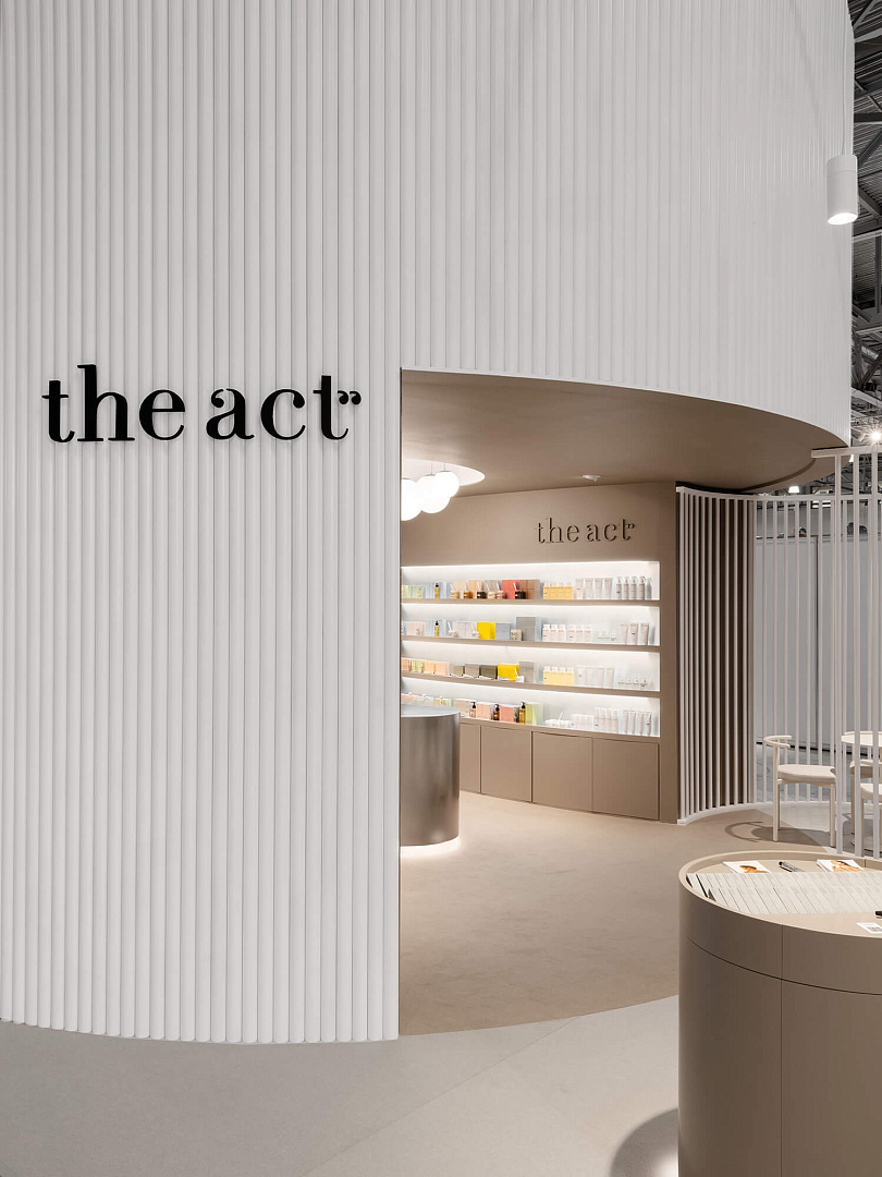 Выставочный стенд бренда THE ACT фархитектурное бюро проект